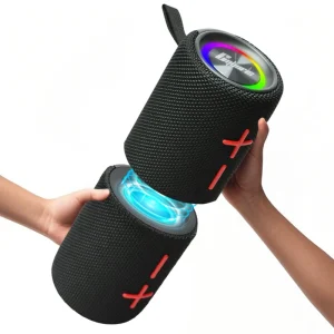 Portable Splitable 40W Magnetic Dual Wireless Party Speaker IPX6 Waterproof with RGB Lights and TWS Pairing