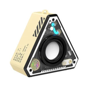 Portable TWS 5.3 RGB LED Subwoofer Mini Wireless Speaker HiFi Outdoor Loudspeaker 500-1000mAh Battery