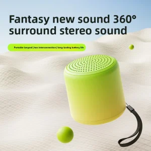 Portable Waterproof Mini Wireless Speaker 5.3 with 360 Stereo Sound Easy to Carry for Outdoor Use