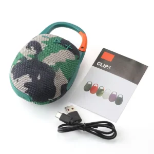 Portable Wireless 5.3 Speaker Mini Waterproof Housing Deep Bass Subwoofer 5W Output 800-1000mAh Battery App Button Control