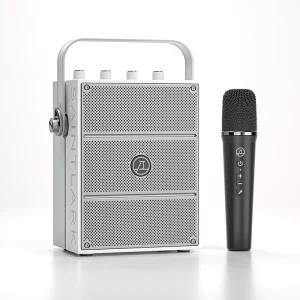 Portable Wireless Bluetooth Speaker Multifunctional Speakers with Microphone for Outdoor Meeting