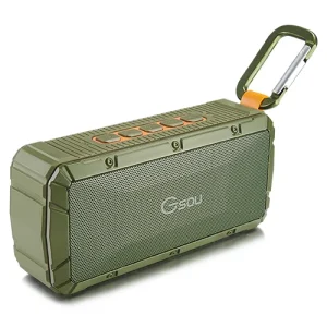 Portable Wireless Bluetooth Speaker with Deep Bass IPX6 Waterproof