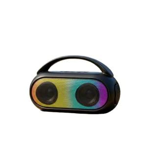 Portable Wireless Bluetooth Speaker with RGB LED Lighting Mini 8W Subwoofer Audio Player Music Player Battery Power