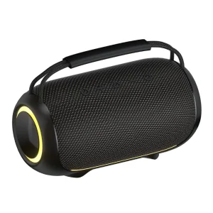 Portable Wireless Bluetooth Speakers BT 5.3 Sound Boombox Strong Subwoofer RGB LED Lighting 40W Waterproof for Outdoor Use