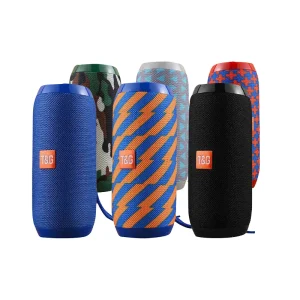 Portable Wireless HiFi Stereo Sound Outdoor Speaker Waterproof for Camping Parties Compatible with Computer Mobile Phone