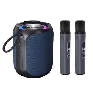 Portable Wireless M5 Speaker IPX7 Waterproof Outdoor Speaker with 40W Loud Stereo Sound Deep Bass RGB Lights TWS