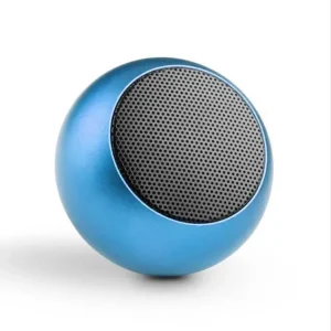 Portable Wireless Mini Computer Speaker with Loud Stereo Sound Alarm Clock Multicolor Metal Cabinet