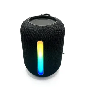 Portable Wireless Party Speaker with BT 5.3 USB RGB LED Lighting Gaming Speaker Karaoke Audio Player