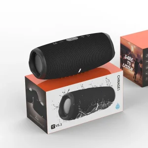 Portable Wireless Speaker 5W Output for Outdoor Fitness Cycling Camping Computer Features 5 Subwoofer Stereo TF Card Charging