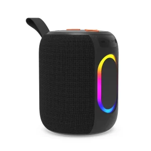Portable Wireless Speaker 8W RGB Fabric Speaker TF Card FM Outdoor Speaker