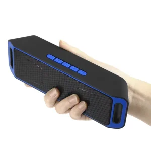 Portable Wireless Speaker USB TF Card FM Radio Stereo Bass Mini Portable Speaker Subwoofer with Mic Speakerphone