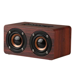 Portable Wireless Speaker Wood Sound Bar with Active BT 5.0 1200mAh Battery Super Bass Stereo Handheld System