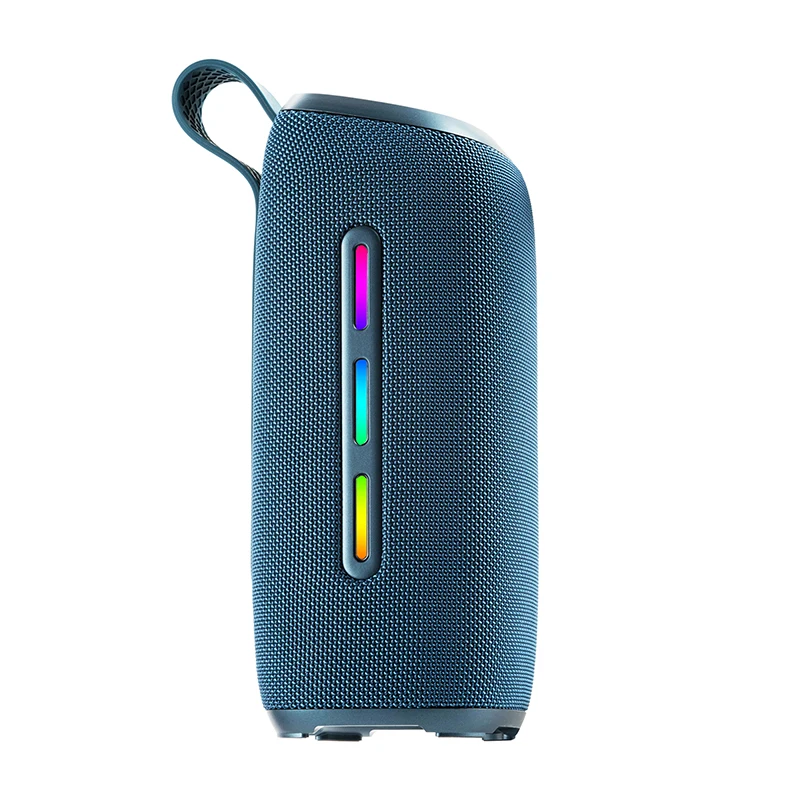 Portable Wireless V5.3 Speaker RGB LED Light IPX6 Waterproof Plastic Deep Bass 3000-5000mAh Battery Party APP