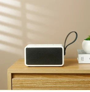 Portable Wooden Speaker 12W Rich Bass Rechargeable Bluetooth 5.0 Multi-Mode Outdoor AUX USB TF Card