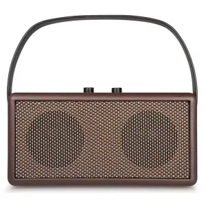 Portable Wooden Vintage Speakers Retro Style High Power Stereo BT Speakers for Cell Phones PC
