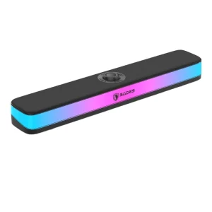 Posevolt BT 5.3 RGB Ambiance 2.0 Balanced Stereo Audio Esports Gaming Active Soundbar Speaker