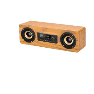 Power 10W Speaker Wireless Portable Wooden Case BT Speaker Multi-loud Speakers Soundbar with Subwoofers
