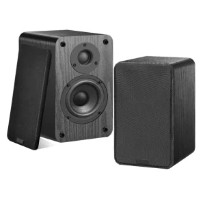 Powered Desktop Bookshelf Speaker Full Function 100W 4 Inch 3D 2.1 OEM AC Active 2 Way 8 Inch Speaker Bookshelf Wooden No Player