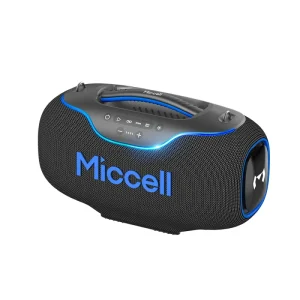 Powerful 350W Bluetooth Speaker with LED Lights and Built-in Mic for Outdoor Parties Home Gatherings and Music Lovers