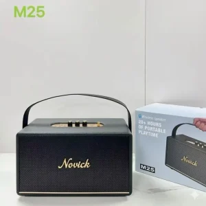 Premium Leather Cabinet Speaker 30W Desktop Bass Audio 20H Playtime for Home Party Fast Shipping