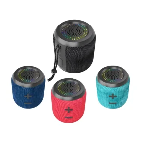 Private Model 5-Level Waterproof for Speaker Outdoor Mesh Dual-Sound Support FM TF Card Illuminated Plastic Voice