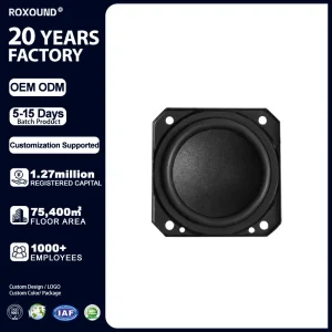 Professional 1.75″ 4 Ohm 5W HiFi Speaker Unit 49.5mm Full Range Iron Metal Speaker Accessories for Home Audio Systems