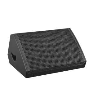 Professional 12 Inch Full Range Wooden Speaker, Active Stage Monitor Speaker for Live Performance & DJ