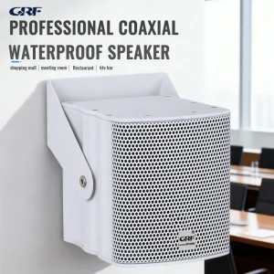 Professional 4.5 Inch Coaxial Loudspeaker with Neodymium Magnet High-Performance 8ohm Passive Metal Cabinet Speaker