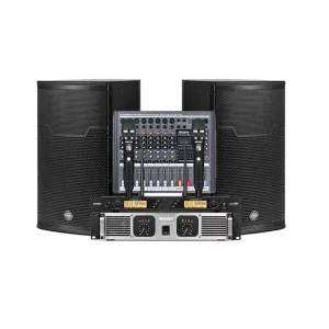 Professional Active 15 Inch Two way PA System Speaker with 400W Output and Built in DSP