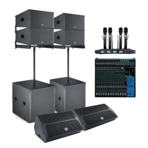 Professional Active Speakers for Outdoor Show Stage Wedding Line Array Speakers Passive