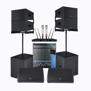 Professional Audio PA System DJ Party Speaker Line Array Professional Sounds Equipment Passive Professional Audio Video Lighting