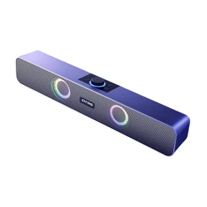 Professional Colorful Glowing RGB Bar Wireless Portable Speakers With Subwoofer USB Boombox For TV Computer Desktop