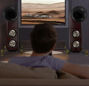 Professional Design Floor Standing Speakers HIFI Audio Loudspeaker Wireless Speakers