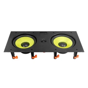 Professional Dual 8 Inch Woofer 160W 38MM VC Fiber Glass Woven Cone Home Theater Ceiling Speaker
