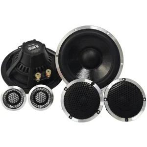 Professional Grade 92dB 6.5 Inch 3-Way Car Speaker System Iron Door Audio with Efficient Components
