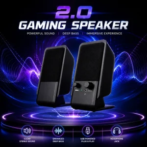 Professional Heavy Subwoofer Laptop Desktop PC Computer Accessory Active 2.0 Gaming Speaker USB Wired Audio Music Bass Speaker