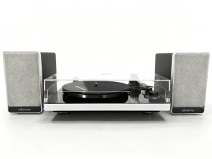 Professional Hi Fi Belt Drive Wireless Bluetooth Input With 50W External Stereo Speakers Vinyl Record Player