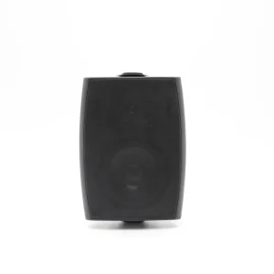 Professional High Fidelity PA System 2-Way Multi Purpose ABS Black Wall Mounted Impedance Speaker
