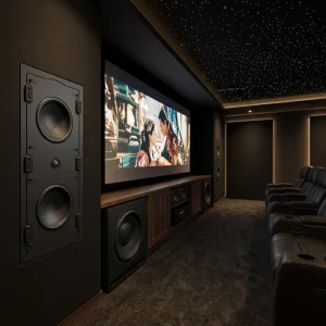 Professional High-end Audio System Setup Embedded Speaker Audio Amplifier Suitable for Meeting Rooms and Stages
