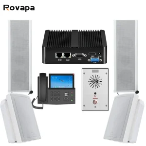 Professional IP PA System SIP Paging Gateway Network Audio Solution Broadcast Outdoor Waterproof Wall Mount Speaker Ceiling