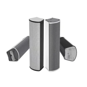 Professional IPX6 Waterproof Column Speaker 2-Way Hi-Fi PA System 70V 100V Aluminum Wall Mount Public Address Speaker