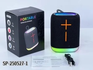 Professional Mini Fancy FM 5.3 Portable Rugged B&W Outdoor Pro Playground Megaphone Speaker with RGB LED Lighting Mobile Phone