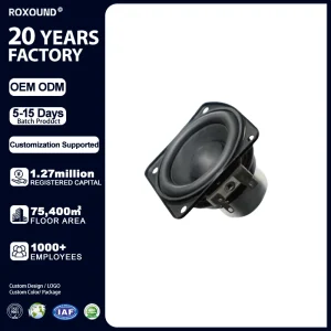 Professional OEM ODM 4Ω 5W Flange Mount Full Range Speaker Accessories Waterproof Home Car Audio Projects