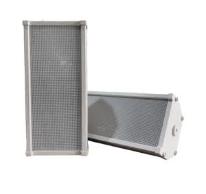 Professional Outdoor Waterproof PA Column Speaker 70V 100V Line System Commercial Audio Aluminum Body Wall Mounted Speaker