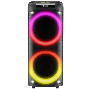 Professional Portable DJ Outdoor RGB Party Home Theater Karaoke Trolley Speaker Set with Built in Mic