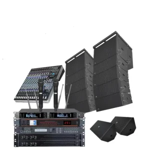Professional Power Speakers 10-Inch and 18-Inch Bass Complete Professional Sound System Outdoor Sound System