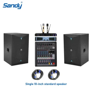 Professional Sound Equipment Amplifiers Speaker PA Sound System 10 Inch Speaker System for Events Party Home Speaker