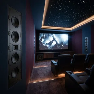 Professional Speaker Metal Material Karaoke Home Theater Audio System Custom Solution for Home Theater Audio Equipment