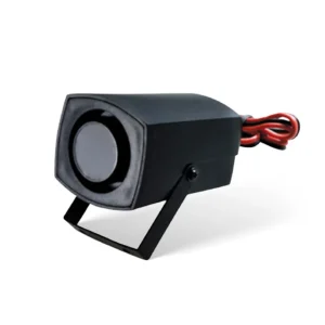 Promata Siren Buzzer Backup Alarm High Volume 120dB 12V/24V Car Alarm Speaker with Tweeter ABS Water Resistant & Easy Install