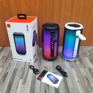 Pulse5 Portable RGB Light Wireless Bluetooth Speaker Waterproof Home Speaker with Battery Power Source